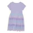 thumbnail image 1 of Wonder Nation Girls Short Sleeve Tutu Dress, Sizes 4-18 and Plus, 1 of 3