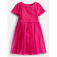 thumbnail image 1 of Wonder Nation Girls' Tutu Dress with Short Sleeves, Sizes 4-18, 1 of 3