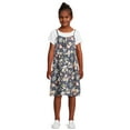 thumbnail image 1 of Wonder Nation Girls Slip Dress and T-Shirt Set, 2-Piece, Sizes 4-18 & Plus, 1 of 6