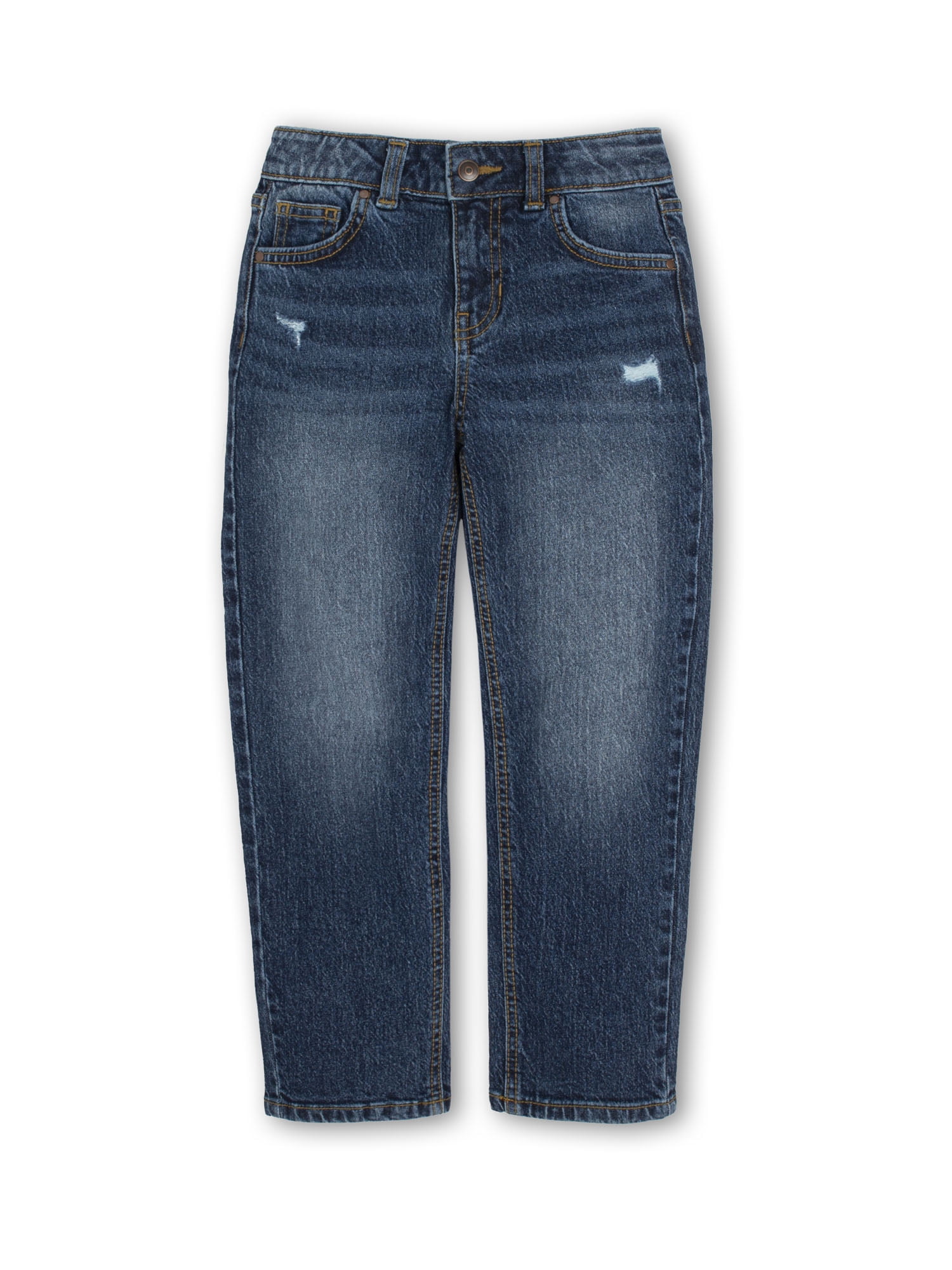 Wonder Nation Girls Slouchy Straight Jeans, Sizes 5-18