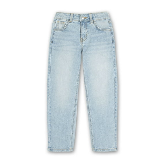 Wonder Nation Girls Slouchy Straight Jeans, Sizes 5-18