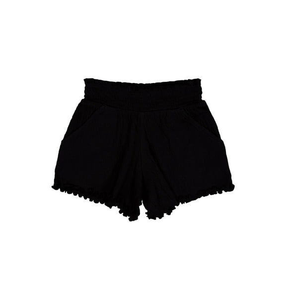 Wonder Nation Girls Smocked Fashion Short, Sizes 4-18 & Plus