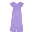 thumbnail image 1 of Wonder Nation Girls Smocked Jumpsuit, Sizes 4-18 & Plus, 1 of 4