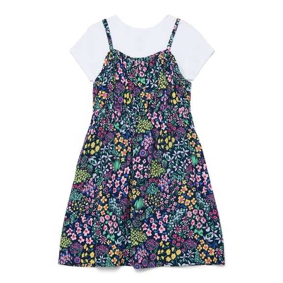 Wonder Nation Girls Cami Dress and Short Sleeve Tee, Sizes 4-18 & Plus