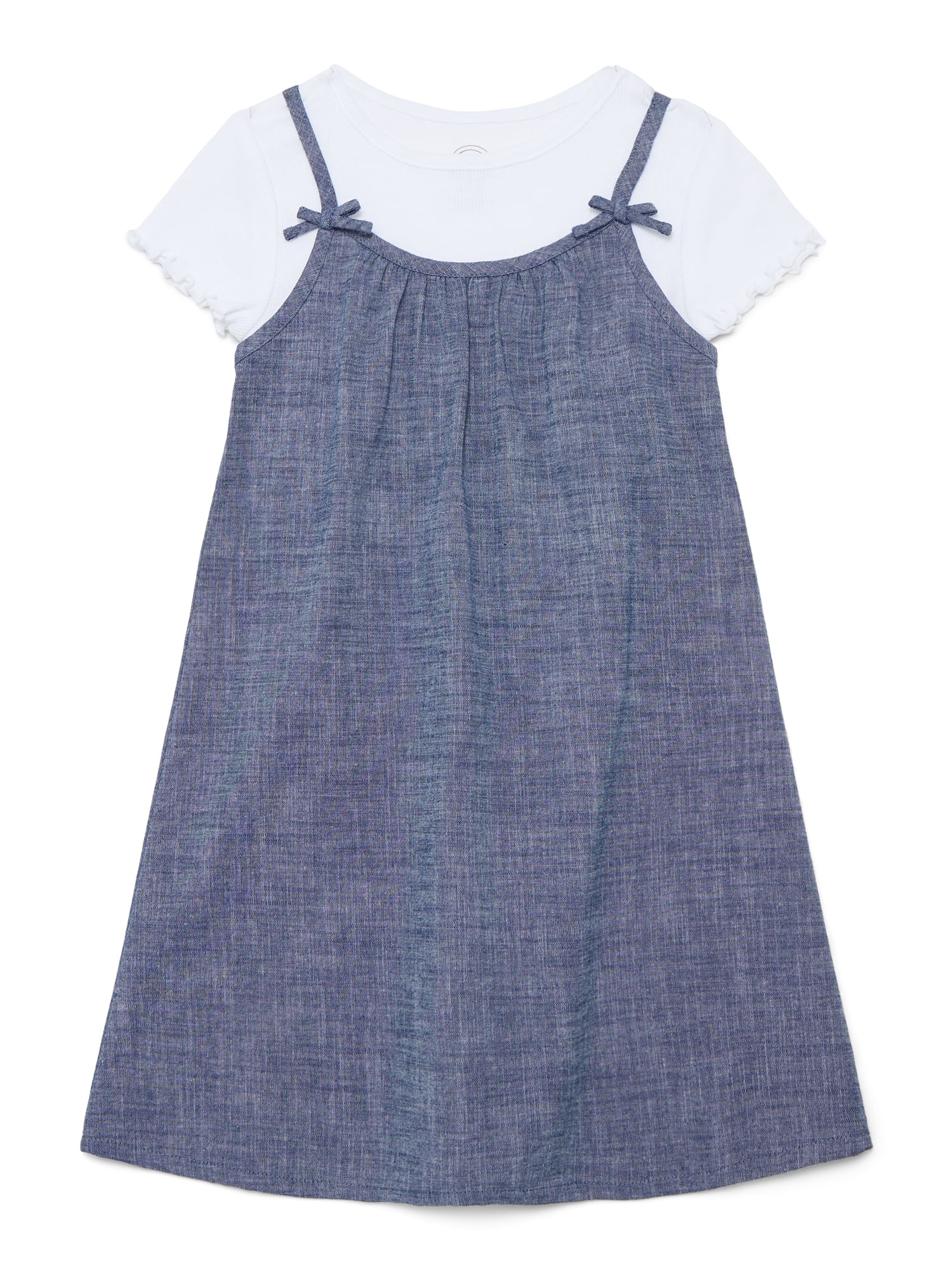 Wonder Nation Girls Cami Dress and Short Sleeve Tee, Sizes 4-18 & Plus