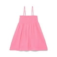 thumbnail image 1 of Wonder Nation Girls Smocked Spaghetti Strap Mini Dress Coverup, Sizes 4-18, 1 of 3
