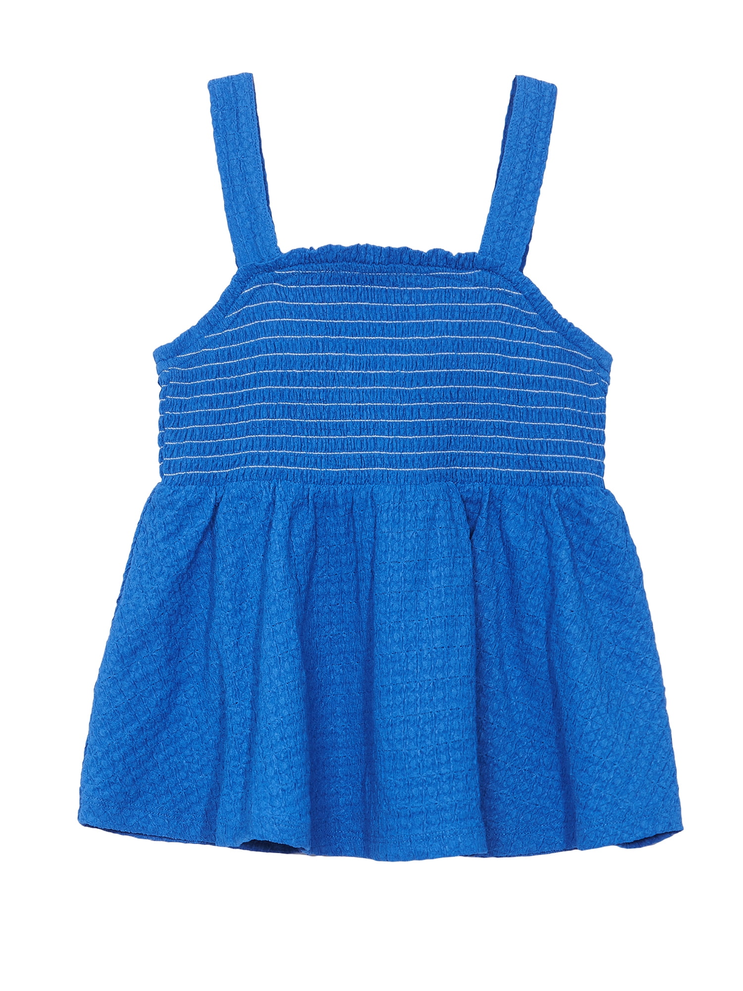 Wonder Nation Girls Smocked Tank, Sizes 4-18 & Plus