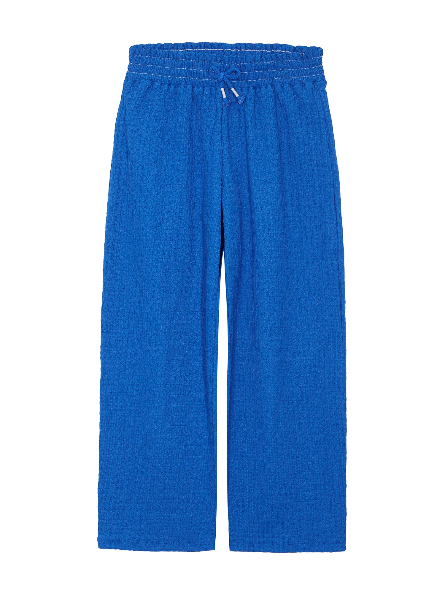 Wonder Nation Girls Smocked Waist Pant, Sizes 4-18 & Plus