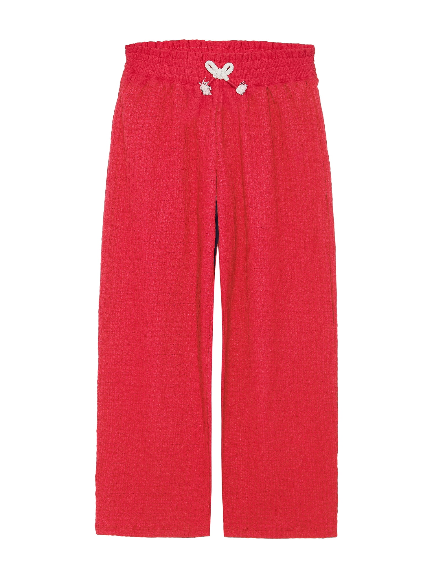 Wonder Nation Girls Smocked Waist Pant, Sizes 4-18 & Plus