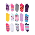 thumbnail image 1 of Wonder Nation Girls Socks, 15-Pack, Sizes S-L, 1 of 1