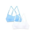 thumbnail image 1 of Wonder Nation Girls Soft & Smooth Padded Scoop Bralette, 2-Pack, Sizes XS-XXL, 1 of 3