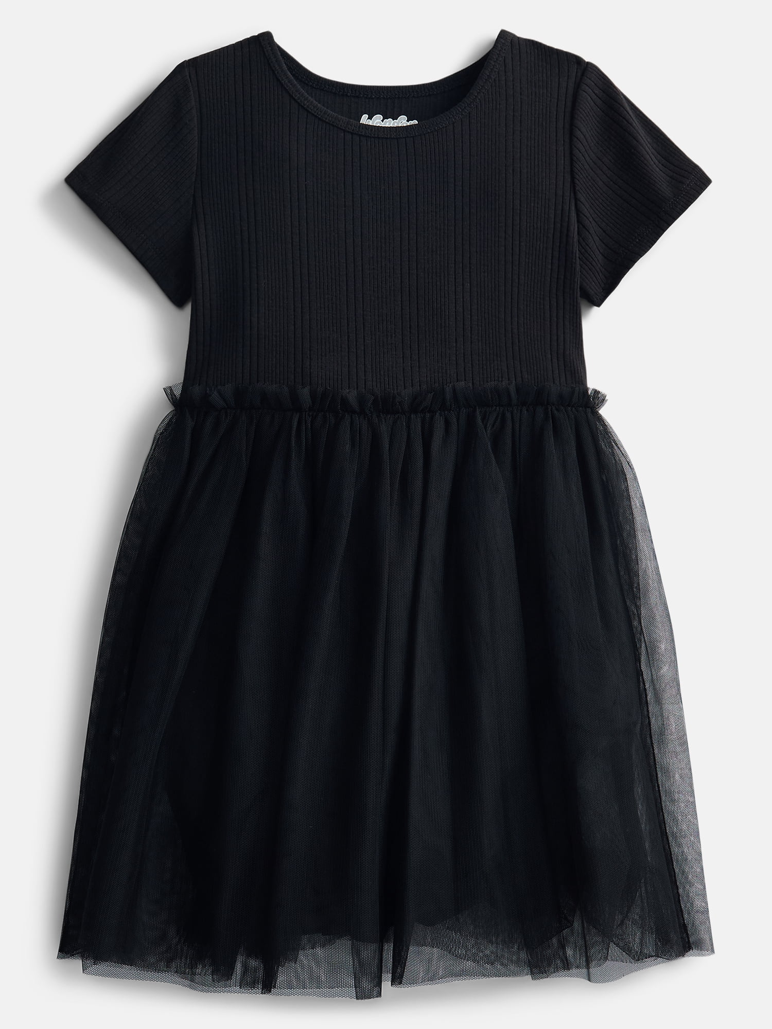 Wonder Nation Girls' Tutu Dress with Short Sleeves, Sizes 4-18 & Plus