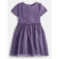 thumbnail image 1 of Wonder Nation Girls' Tutu Dress with Short Sleeves, Sizes 4-18 & Plus, 1 of 3