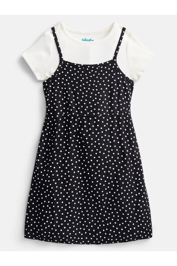 Black and White Girls Dresses for All Sizes