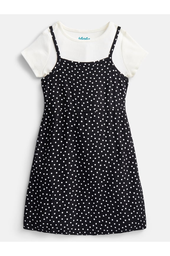 Girls' Cami Dress and Tee Set, 2-Piece, Sizes 4-18