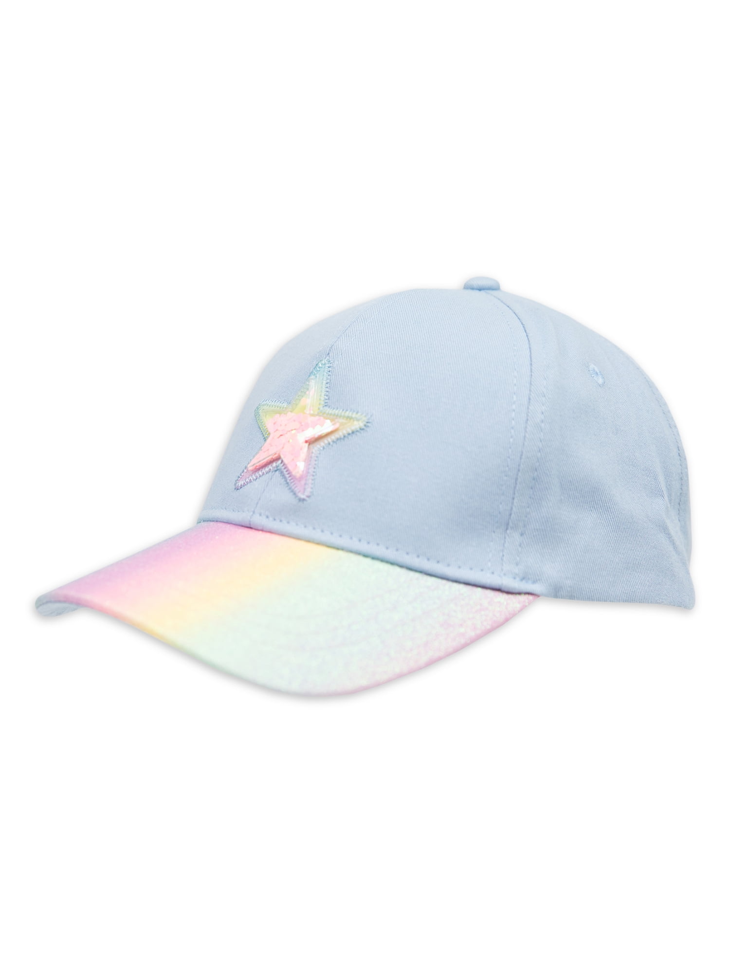 ●PALE JADE● 25SS Pale Jade Girls Ball Cap Wonder Nation Girls Star Baseball Hat - Adjustable Closure