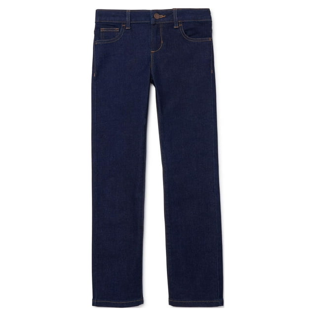 Wonder Nation Girls Straight Jeans, Sizes 5-18 & Plus - Walmart.com