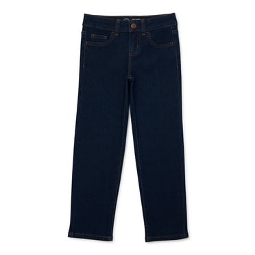 Wonder Nation Girl's Straight Leg Jeans, Sizes 4-18 & Plus