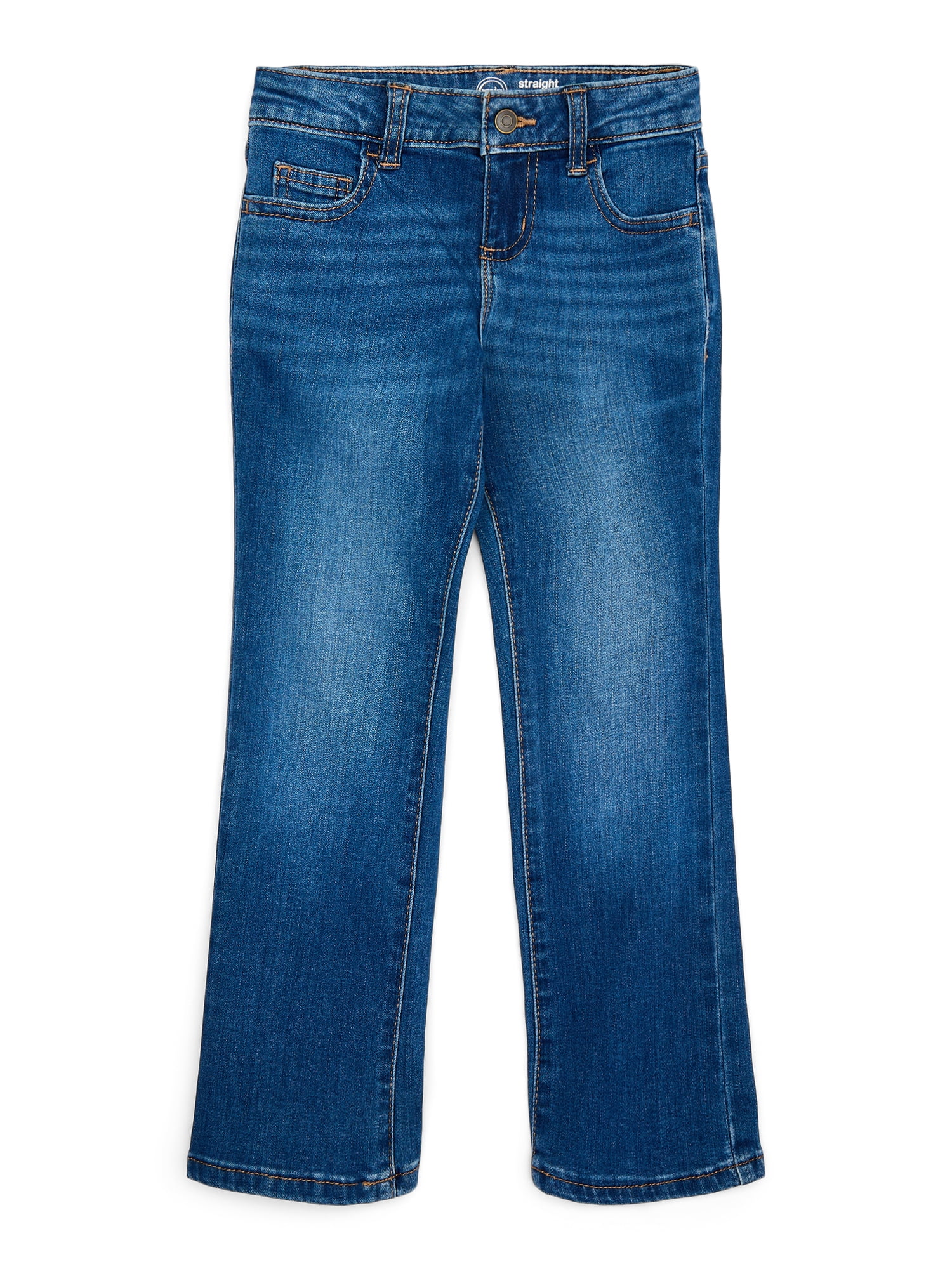 Wonder Nation Girl's Straight Leg Jeans, Sizes 5-18 & Plus