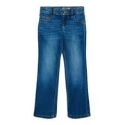 WONDER NATION Girl's Straight Leg Jeans, Sizes 4-18 & Plus
