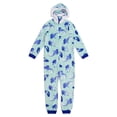 thumbnail image 1 of Wonder Nation Girls Super Soft Hooded Pajama Blanket Sleeper, Sizes 4-18 & Plus, 1 of 2
