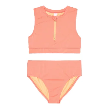Wonder Nation Girls Surf Swimsuit,2-Pack, Sizes 4-18