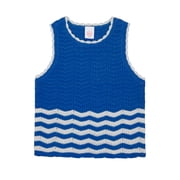 Girls Crochet Sweater Tank, Sizes 4-18 & Plus