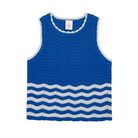Girls Crochet Sweater Tank, Sizes 4-18 & Plus
