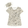 thumbnail image 1 of Wonder Nation Girls Swing Short Sleeve Top Mask, Sizes 4-18, 1 of 3