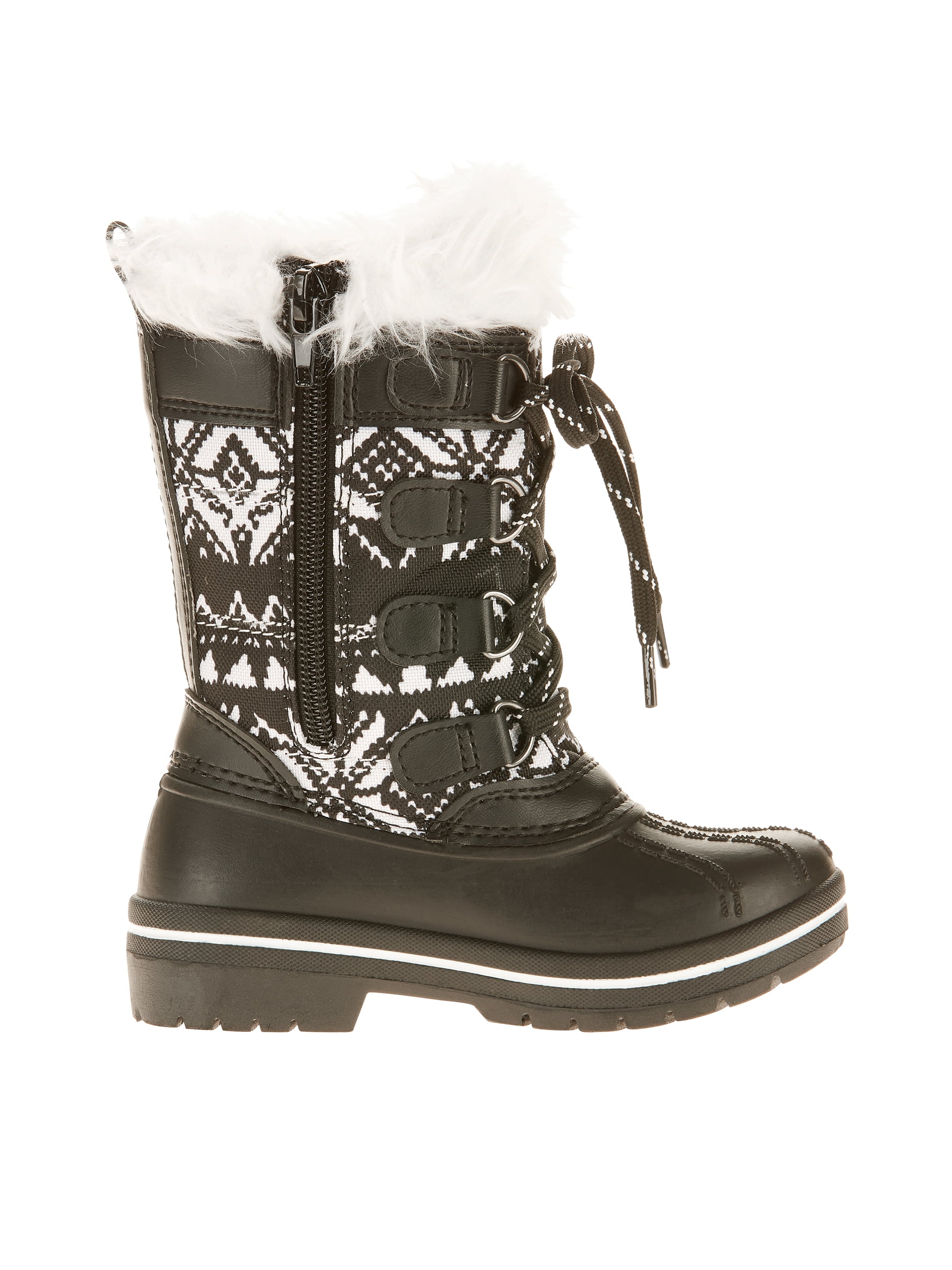 Wonder Nation Girls' Tall LaceUp Winter Boot