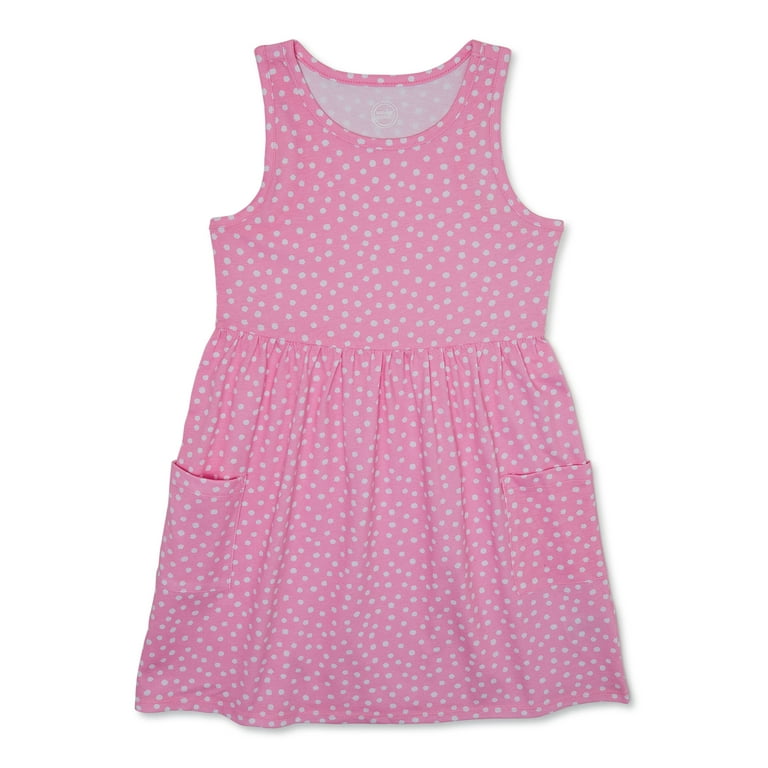Wonder Nation Girls Tank Top Play Dress Size 4 18 Plus Walmart