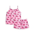 thumbnail image 1 of Wonder Nation Girls Tank Top and Shorts Pajama Set, 2-Piece, Sizes 4-18, 1 of 3
