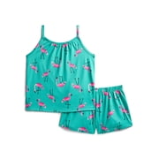 Girls Tank Top and Shorts Pajama Set, 2-Piece, Sizes 4-18