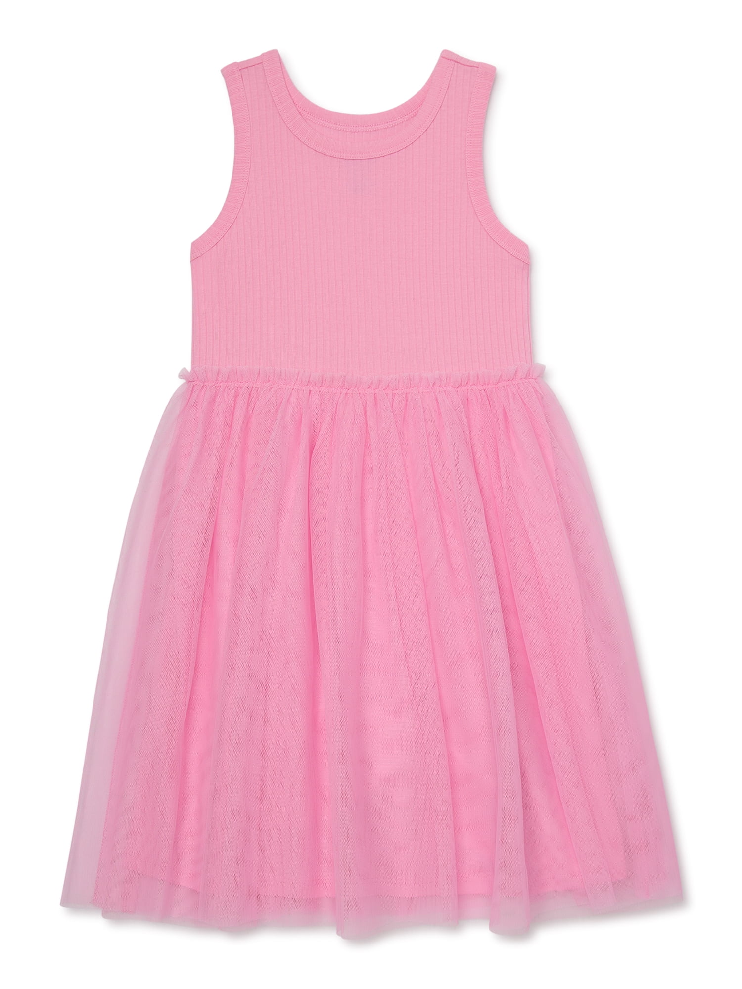 Sky Floral Tank Tutu Dress