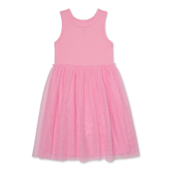 Wonder Nation Girls Tank Tutu Dress, Sizes 4-18