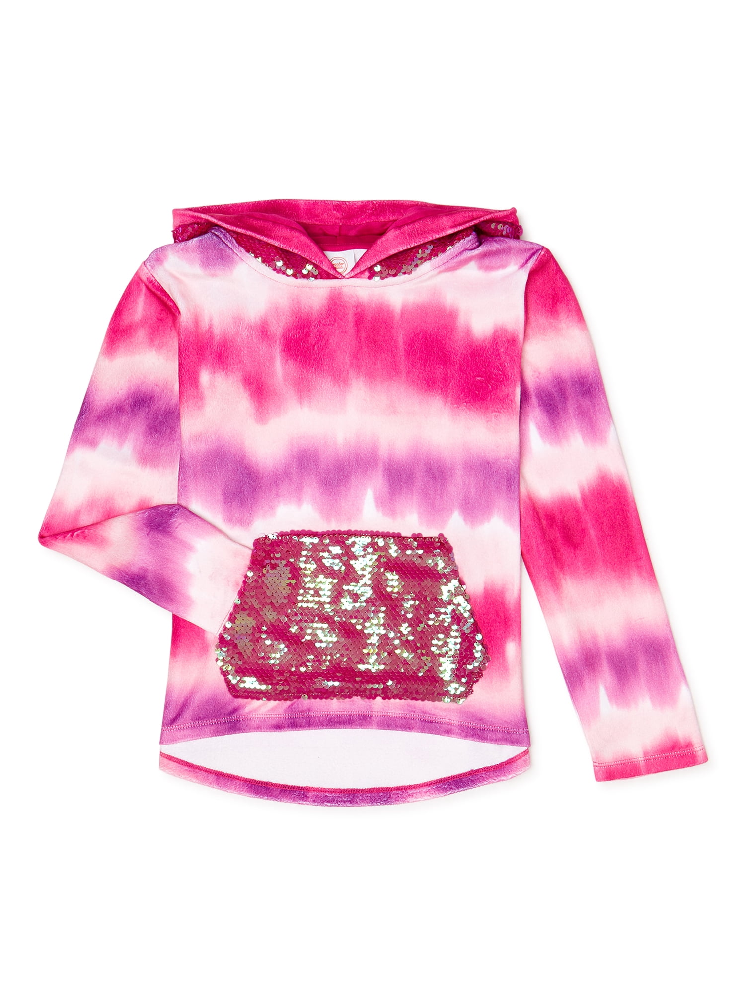 Tie dye sequin hoodie cheap