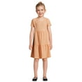 thumbnail image 1 of Wonder Nation Girls Tiered Eyelet Dress with Short Sleeves, Size 4-18 & Plus, 1 of 6