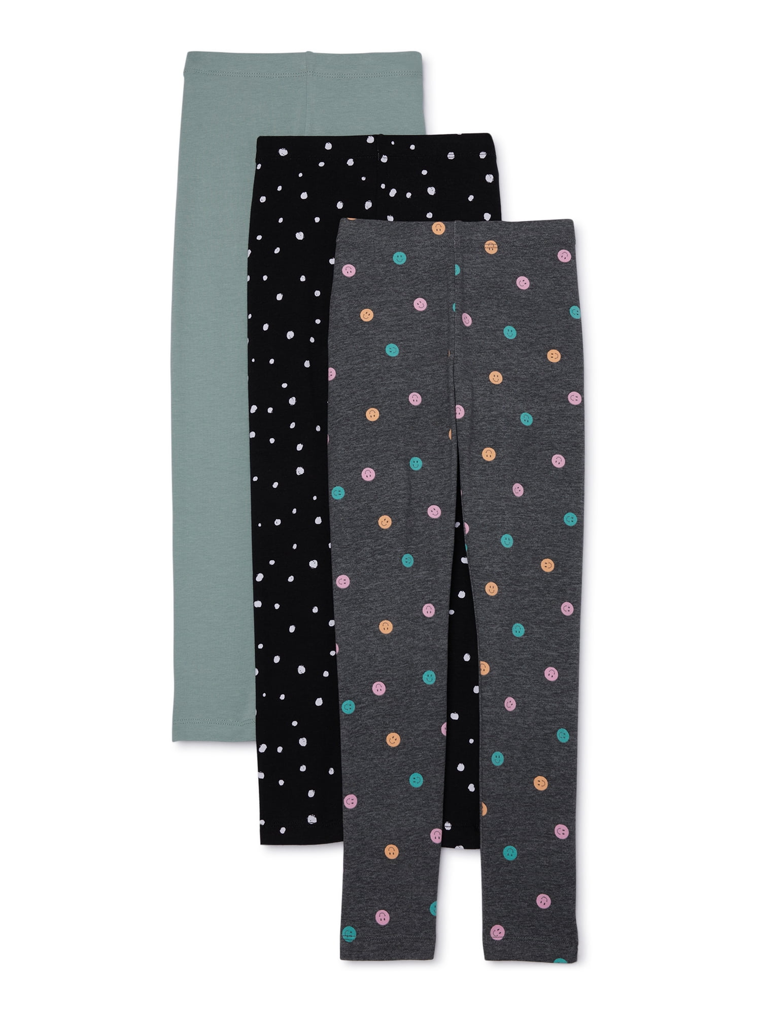Buy Girls Leggings Cotton Knit Toddler Girls Pants Full-Length 3-13 Years  Tagless Stretchy Multicolor 4 & 5 Packs G11 Online at desertcartINDIA