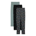 thumbnail image 1 of Wonder Nation Girls Kid Tough Leggings, 3-Pack, Sizes 4-18 & Plus, 1 of 5