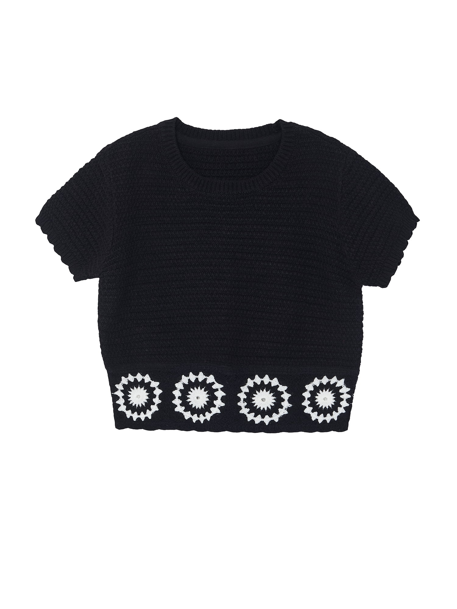 Wonder Nation Girls Trend Crochet Top, sizes 4-18 & Plus