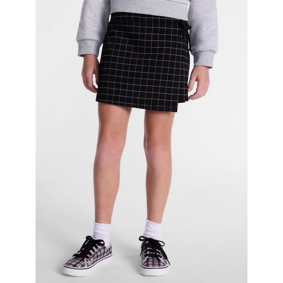 Wonder Nation Girls Wrap Skirt, Sizes 4-18 & Plus