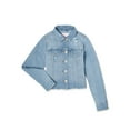 thumbnail image 1 of Wonder Nation Girls’ Trucker Jacket, Sizes 4-18 & Plus, 1 of 3