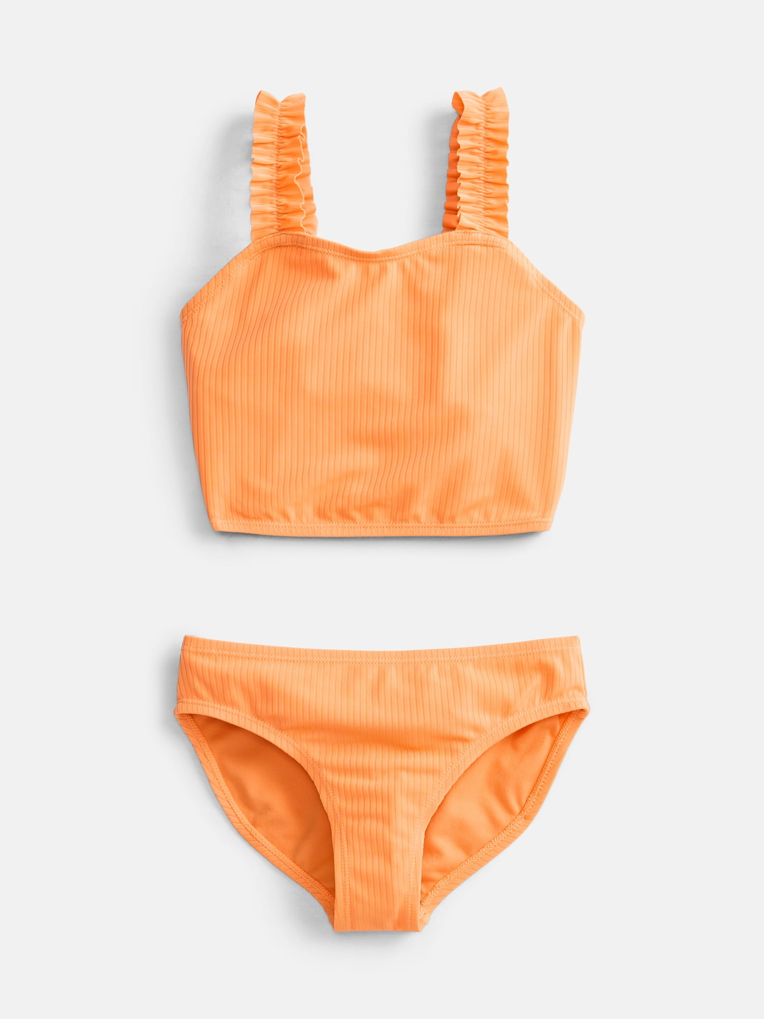 Wonder Nation Girls Tankini Swimsuit Set, 2 Piece, Sizes 4-16