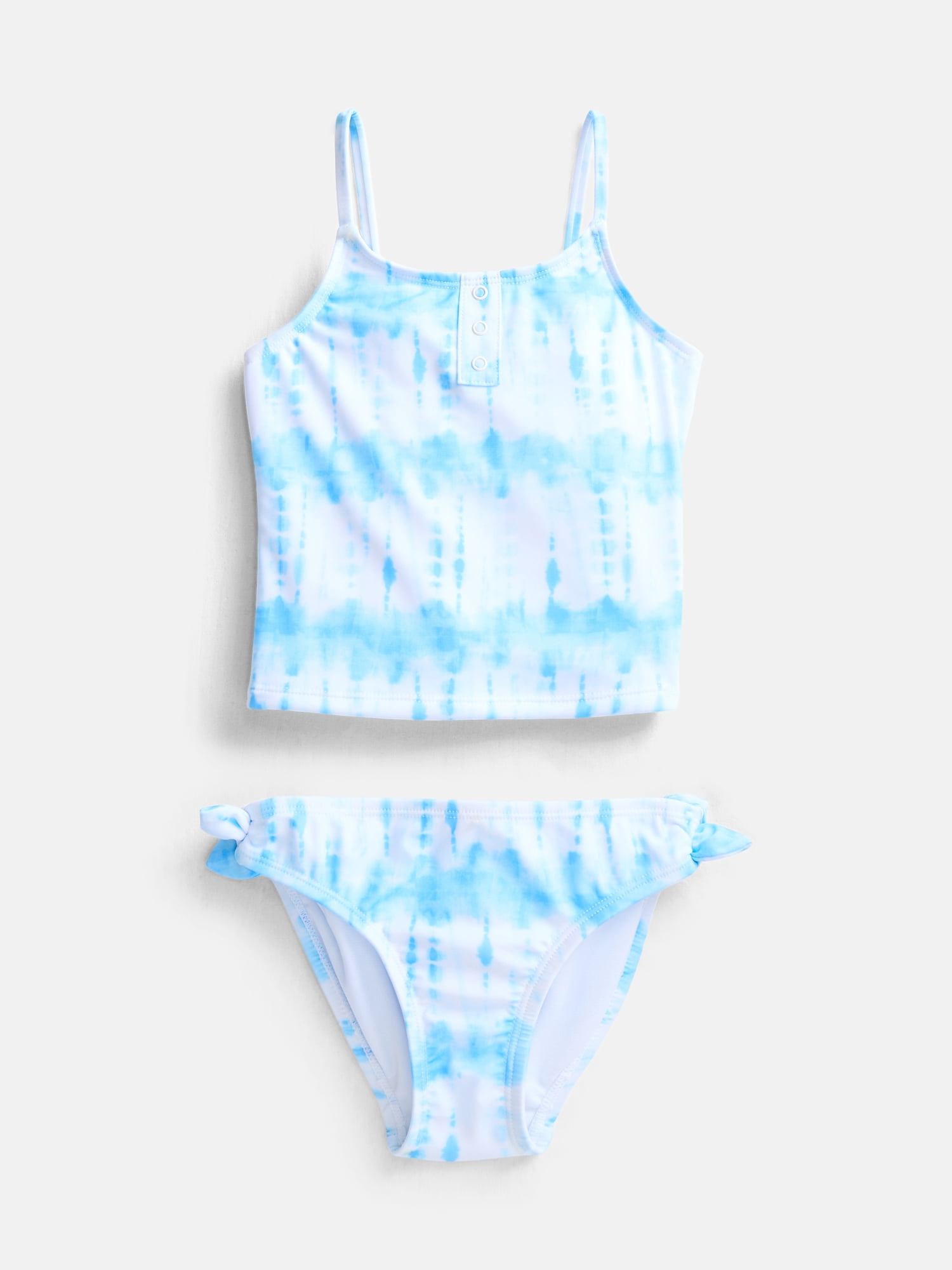 Wonder Nation Girls Tankini Swimsuit Set, 2 Piece, Sizes 4-16