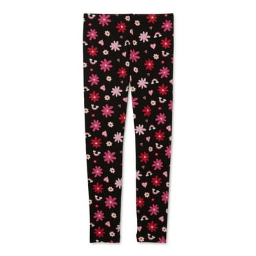 Wonder Nation Girls Valentines Day Leggings, Sizes 4-18