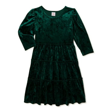 Wonder Nation Girls Velour Dress Sizes 4-18 & Plus