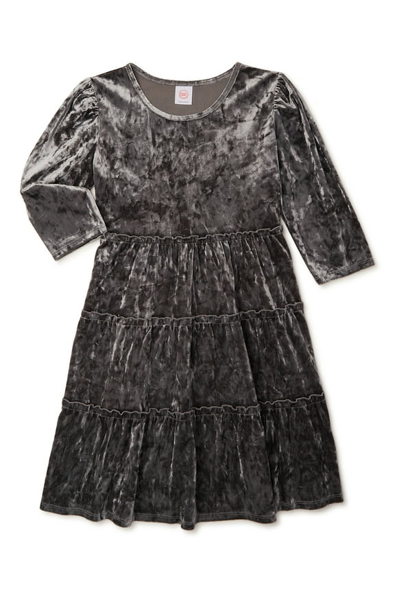 Girls Velour Dress Sizes 4-18 & Plus