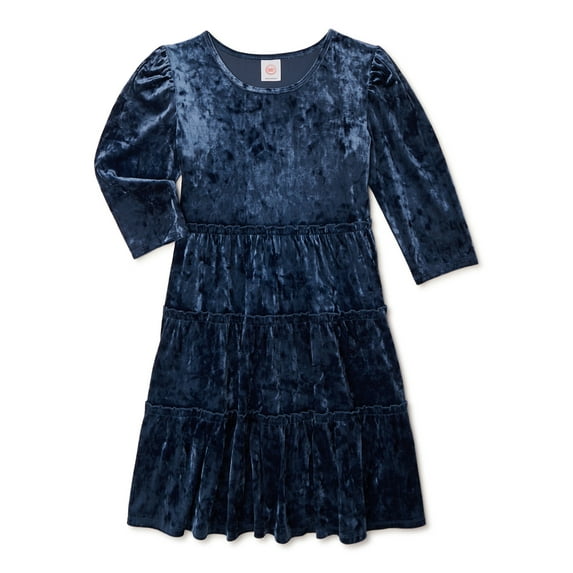 Wonder Nation Girls Velour Dress Sizes 4-18 & Plus