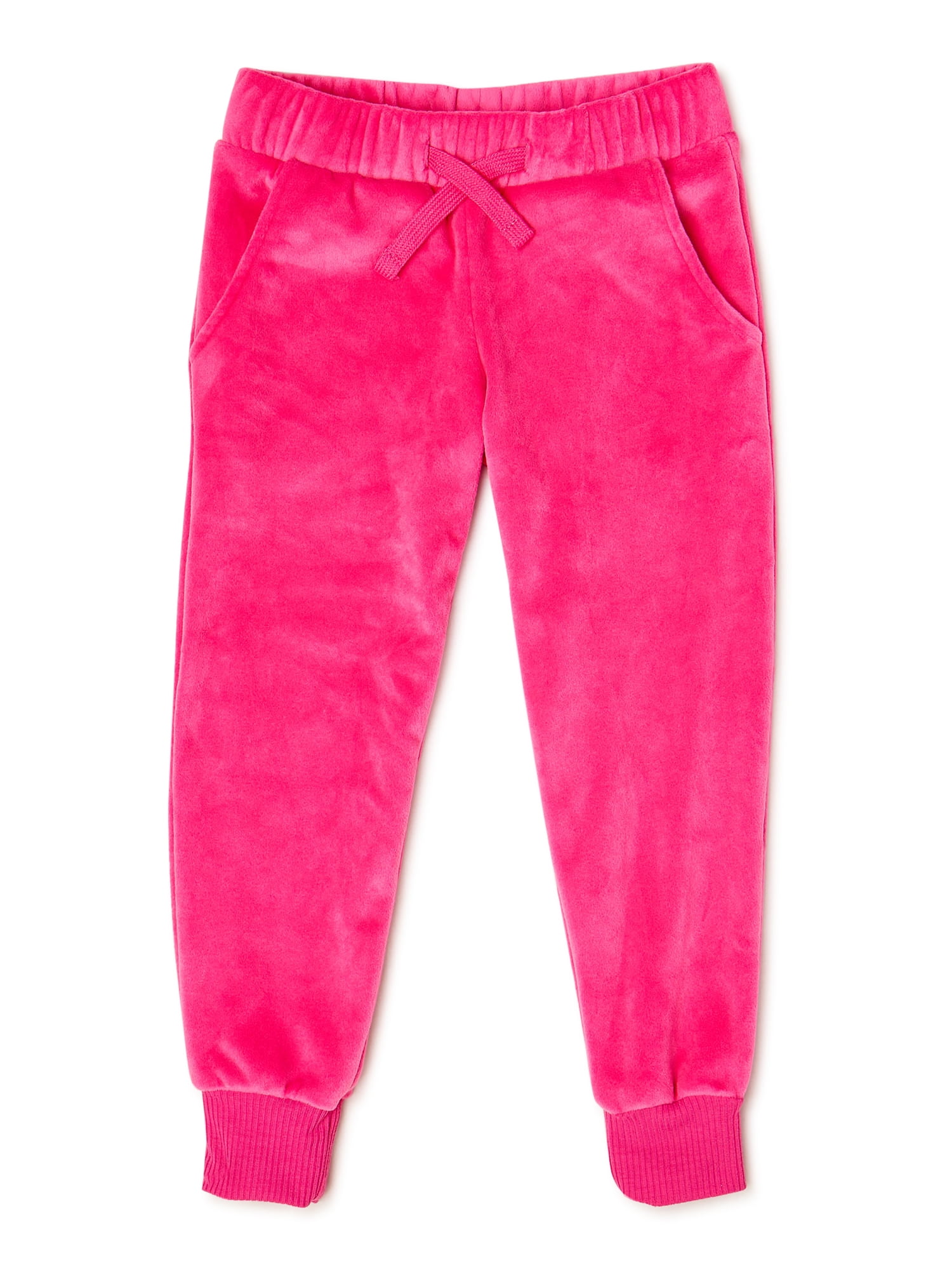 Wonder Nation Girls Velour Joggers Sizes 4 18 Plus Walmart