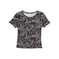 thumbnail image 1 of Wonder Nation Girls Waffle Top with Short Sleeves, Sizes 4-18 & Plus, 1 of 3